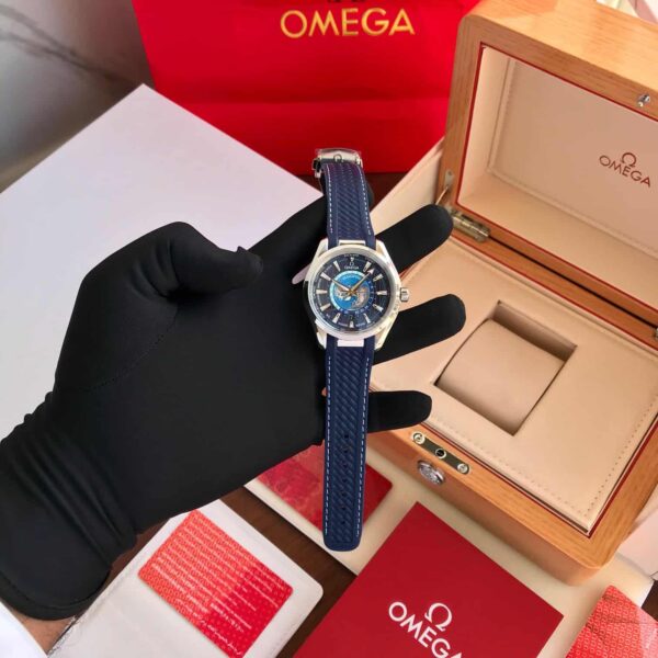 Omega Seamaster Aqua Terra Blue Japanese Automatic Mens Watch - Image 9