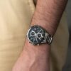 Tag Heuer Calibre 16 Silver Black Dial Japanese Quartz Chronograph’s Mens Watch - Image 6