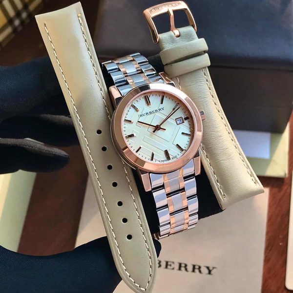 Burberry BU9210 Ladies Rose Gold The City Womens Watch