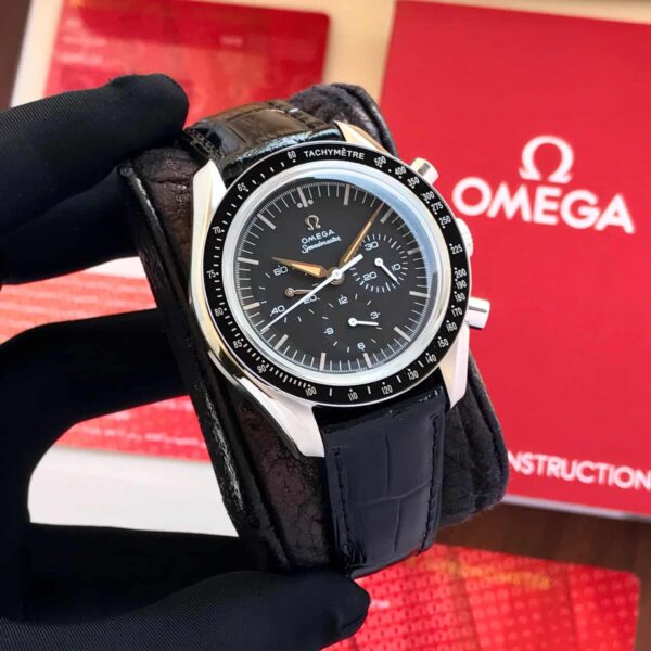 Omega Seamster Zurich Edition Japanese Black Leather Mens Watch