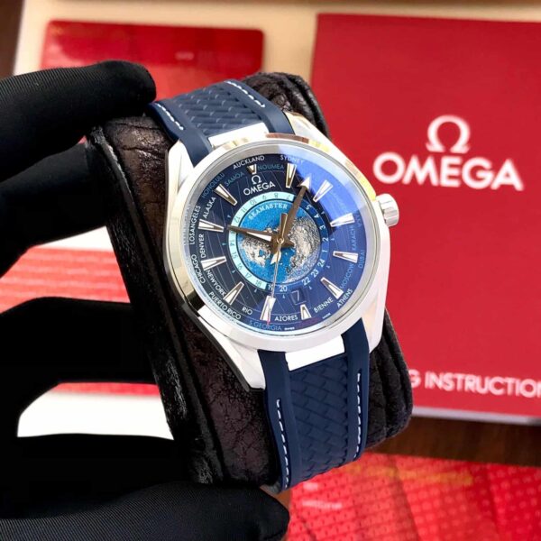 Omega Seamaster Aqua Terra Blue Japanese Automatic Mens Watch