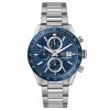 Tag Heuer Calibre 16 Silver Blue Dial Japanese Quartz Chronograph’s Mens Watch - Image 4