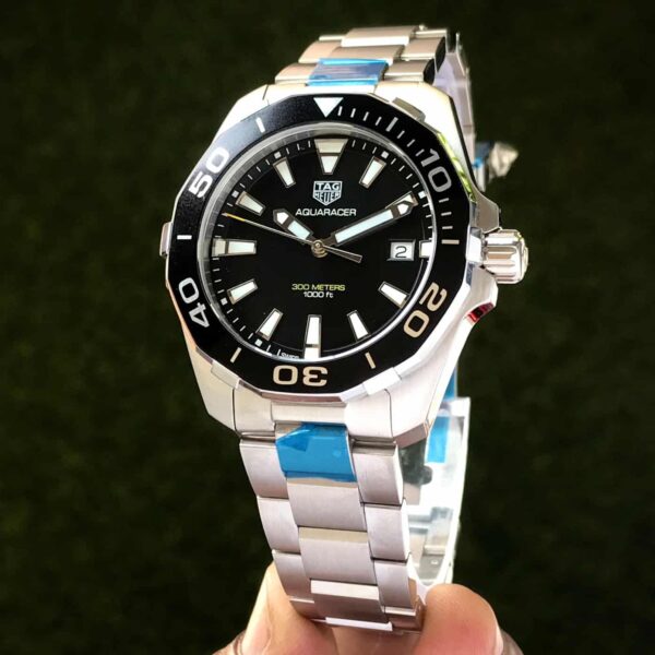 Tag Heuer Aquaracer 300M Quartz Black Dial Mens Watch - Image 3