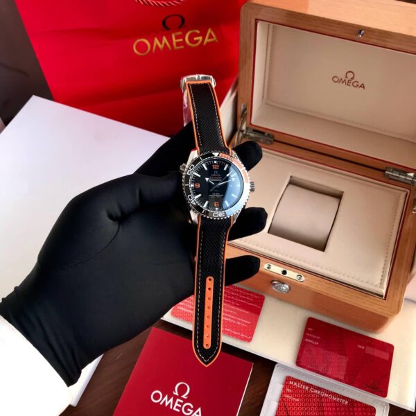 Omega Seamster Planet Ocean Black Dial Japanese Automatic Mens Watch - Image 8