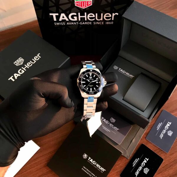 Tag Heuer Aquaracer 300M Quartz Black Dial Mens Watch - Image 7