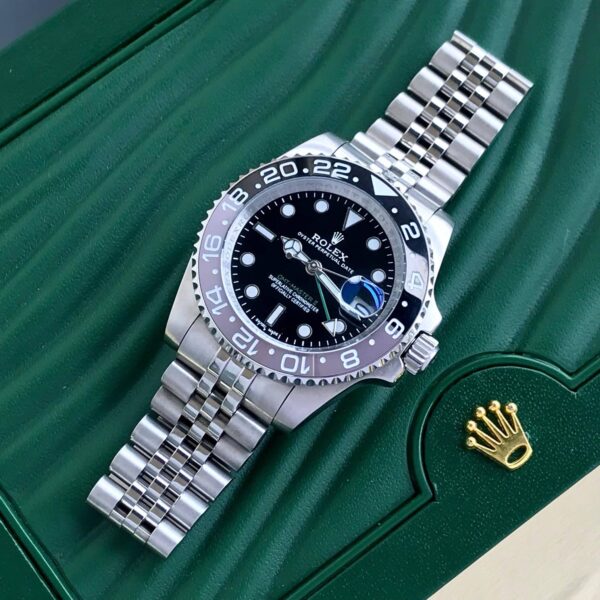 Rolex GMT Master Grey Black Dial Automatic Mens Watch - Image 4