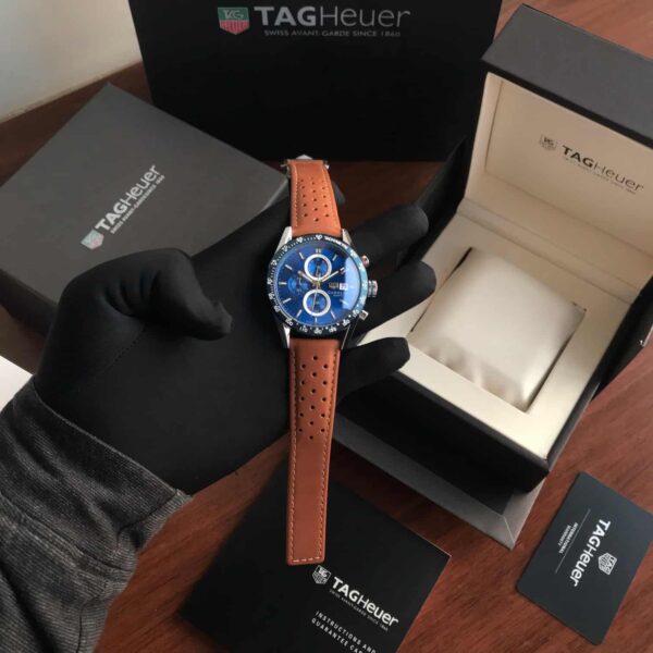 Tag Heuer Calibre 16 Blue Dial Chronograph’s Men’s Watch - Image 7