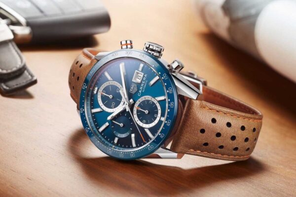 Tag Heuer Calibre 16 Blue Dial Chronograph’s Men’s Watch - Image 4