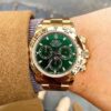 Rolex Cosmograph Daytona Gold & Green Dial Japanese Automatic Mens Watch - Image 6