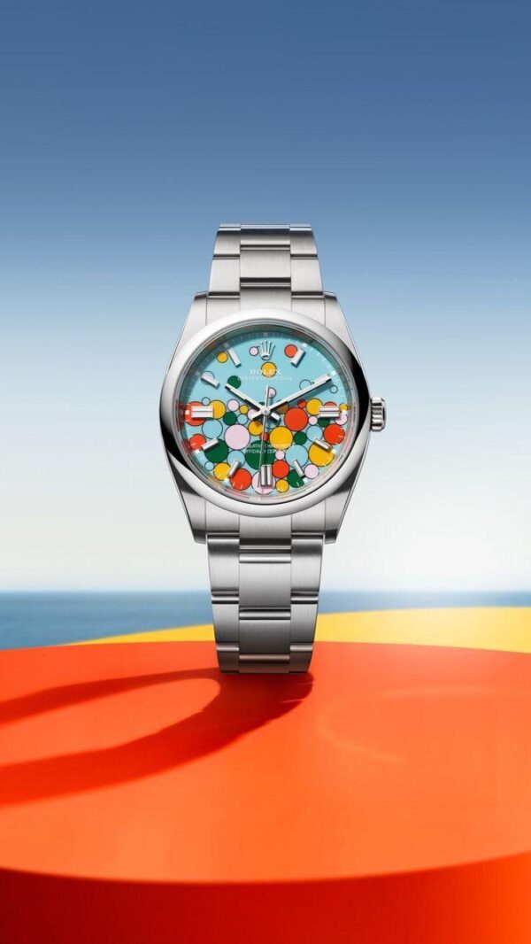 Rolex Perpetual Oyster Bubbles Japanese Automatic Mens Watch - Image 2