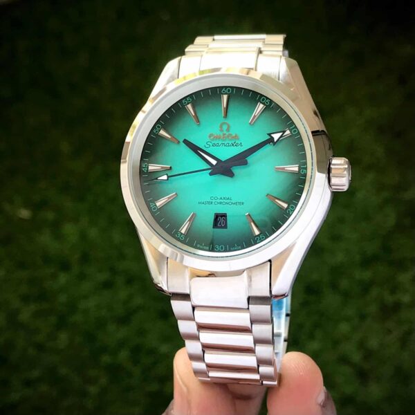 Omega Seamaster Aqua Terra Turquoise Dial Automatic Mens Watch - Image 4