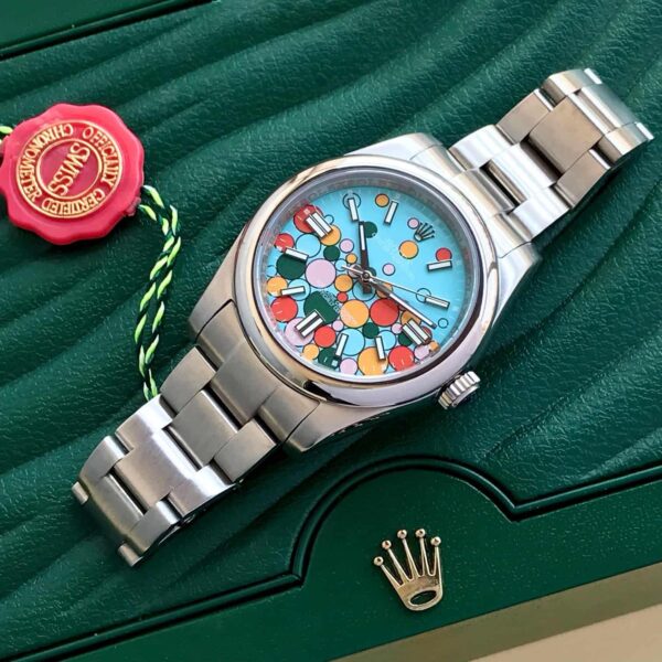 Rolex Perpetual Oyster Bubbles Japanese Automatic Mens Watch - Image 4