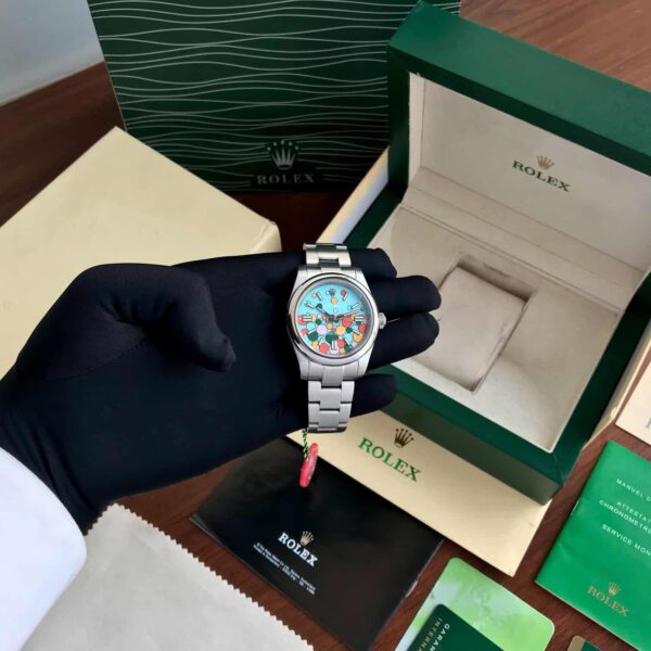 Rolex Perpetual Oyster Bubbles Japanese Automatic Mens Watch - Image 9