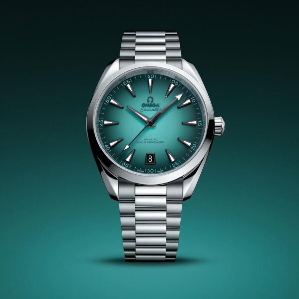 Omega Seamaster Aqua Terra Turquoise Dial Automatic Mens Watch - Image 2