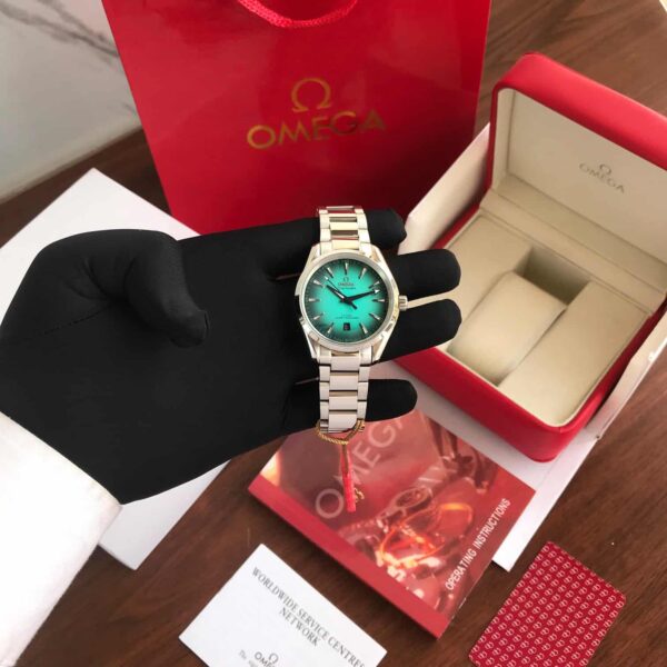Omega Seamaster Aqua Terra Turquoise Dial Automatic Mens Watch - Image 10