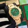 Rolex Cosmograph Daytona Gold & Green Dial Japanese Automatic Mens Watch
