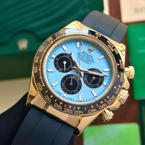 Rolex Cosmograph Daytona Turquoise Blue Dial Men'S Watch - Image 5