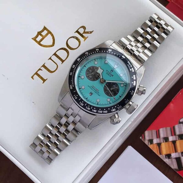 Tudor Black Bay Chrono 41mm 
Blue Flamingo Dial automatic men’s Watch - Image 3