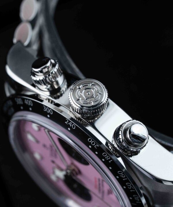 Tudor Black Bay Stainless Steel Pink Dial Jubil Chain Japanese Automatic Men’s Watch - Image 9