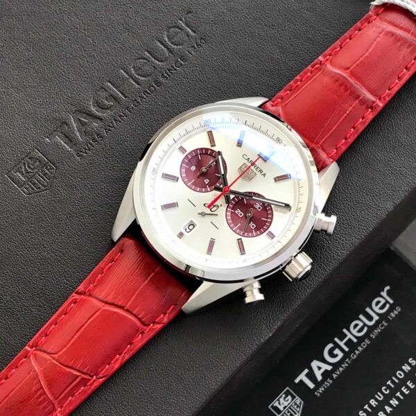 Tag Heuer Grand Carrera Chronograph’s Silver 5N Limited Edition Men’s Watch - Image 4
