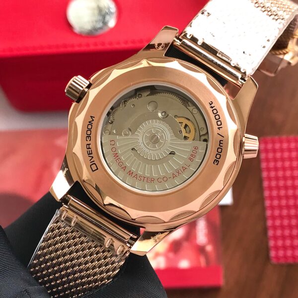 Omega Seamaster Diver 300M Bronze Gold Automatic Mens Watch - Image 7