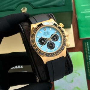 Rolex Cosmograph Daytona Turquoise Blue Dial Men'S Watch