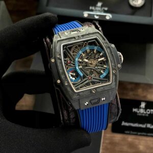 Hublot Spirit of Big Bang Tourbillon Carbon Blue 42mm Swiss Automatic Mens Watch