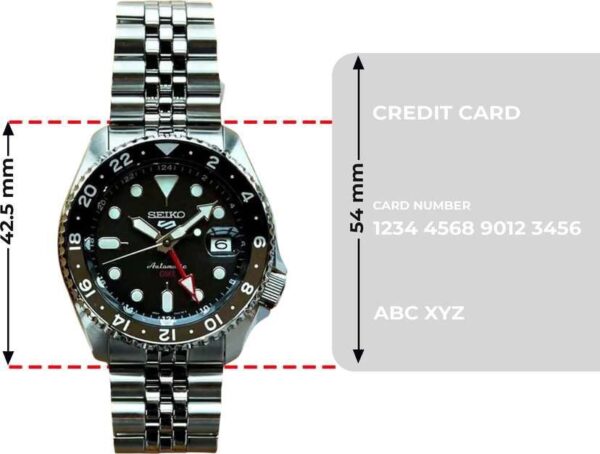 Seiko 5 Sports 'Black Grape' GMT SKX Re-Interpretation men’s Watch - Image 6