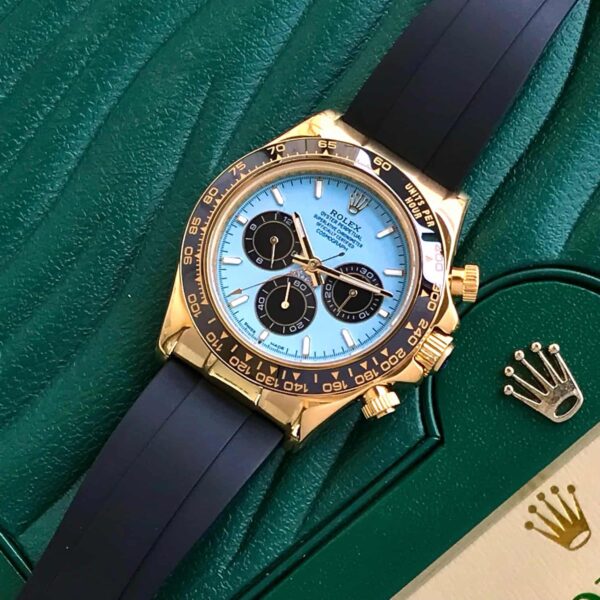Rolex Cosmograph Daytona Turquoise Blue Dial Men'S Watch - Image 4