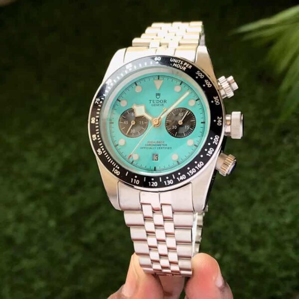 Tudor Black Bay Chrono 41mm 
Blue Flamingo Dial automatic men’s Watch - Image 4