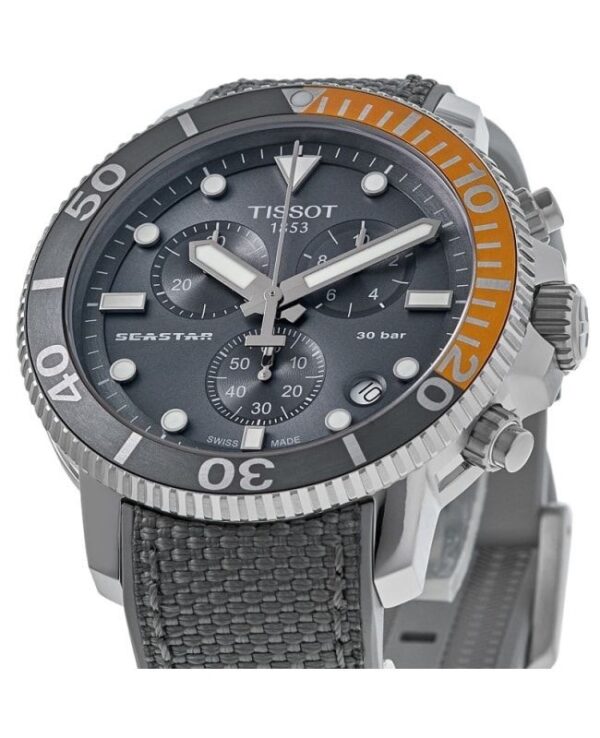 Tissot Seastar 1000 Chronograph Grey Dial Mens Watch - Image 4