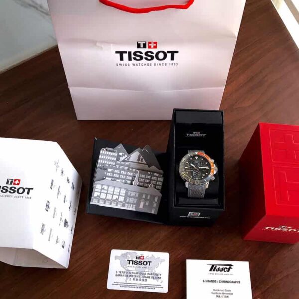 Tissot Seastar 1000 Chronograph Grey Dial Mens Watch - Image 10