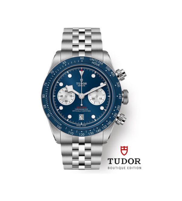 Tudor Black Bay Chrono Blue Dial Boutique Edition men’s Watch . - Image 2