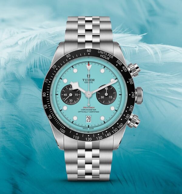 Tudor Black Bay Chrono 41mm 
Blue Flamingo Dial automatic men’s Watch - Image 2