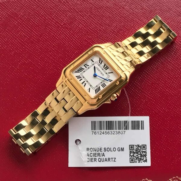 Cartier Panthere De Cartier Gold White Dial Japanese Quartz Women’s Watch - Image 2