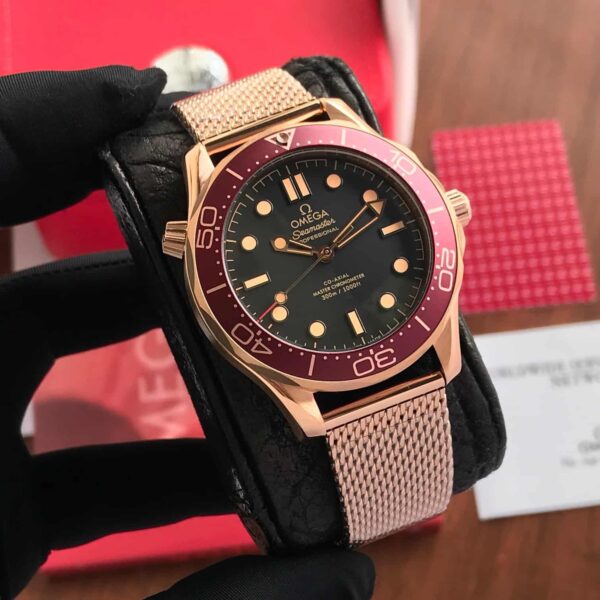 Omega Seamaster Diver 300M Bronze Gold Automatic Mens Watch