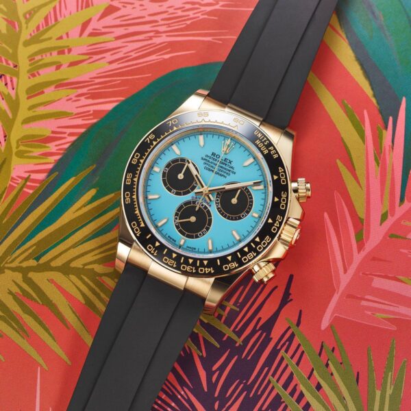 Rolex Cosmograph Daytona Turquoise Blue Dial Men'S Watch - Image 3