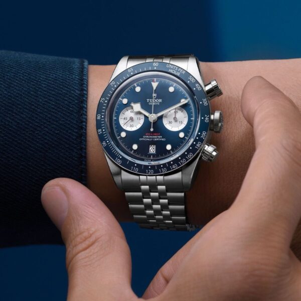 Tudor Black Bay Chrono Blue Dial Boutique Edition men’s Watch . - Image 7