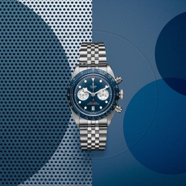 Tudor Black Bay Chrono Blue Dial Boutique Edition men’s Watch . - Image 3