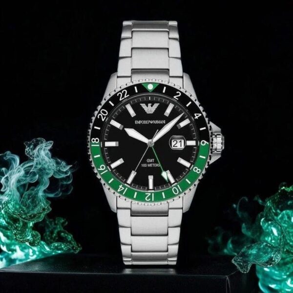 Emporio Armani AR11589 GMT Men's Authentic Quality Watch - Image 2
