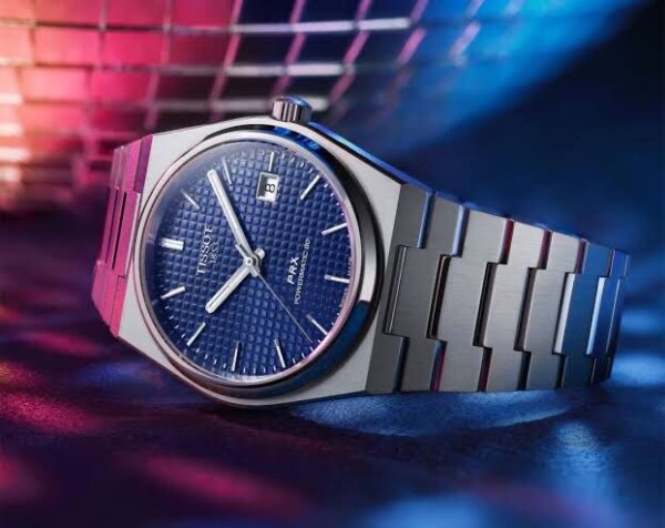 Tissot PRX Stainless Steel Blue Dial Automatic Men's Watch - Image 5