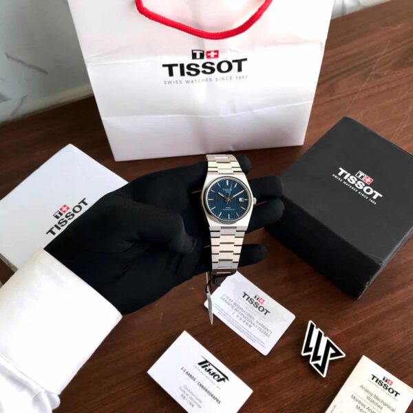Tissot PRX Stainless Steel Blue Dial Automatic Men's Watch - Image 11