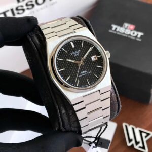 Tissot PRX Powermatic Japanese Black Dial Automatic Mens Watch