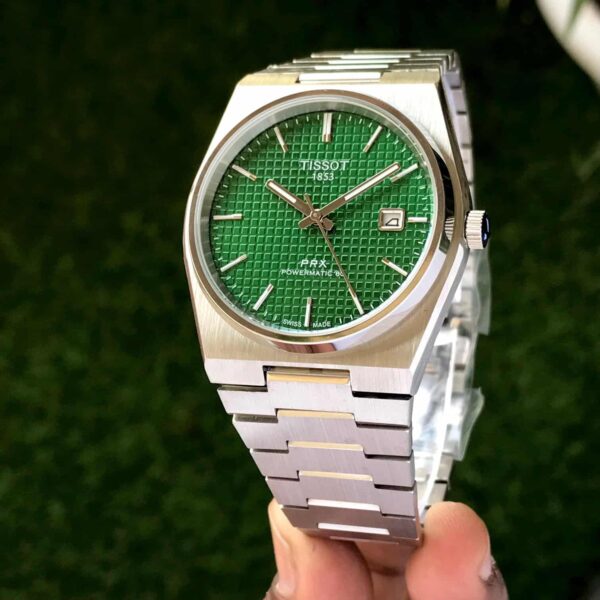Tissot PRX Powermatic Japanese Green Dial Automatic Mens Watch - Image 3