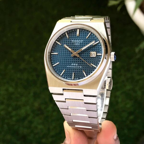 Tissot PRX Stainless Steel Blue Dial Automatic Men's Watch - Image 4