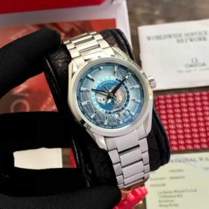 Omega Aqua Terra World Map Dial Automatic Watch For Men