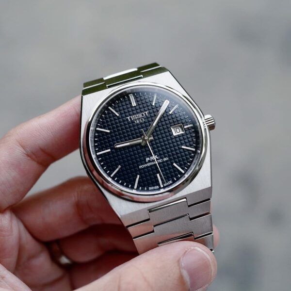 Tissot PRX Powermatic Japanese Black Dial Automatic Mens Watch - Image 6