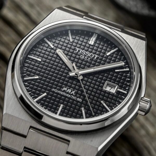 Tissot PRX Powermatic Japanese Black Dial Automatic Mens Watch - Image 8
