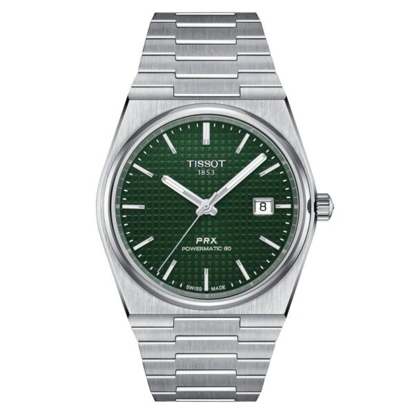 Tissot PRX Powermatic Japanese Green Dial Automatic Mens Watch - Image 2