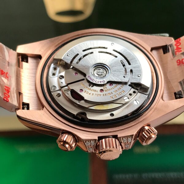 Rolex Cosmograph Daytona Rainbow Rosegold Swiss ETA Automatic Mens Watch - Image 15